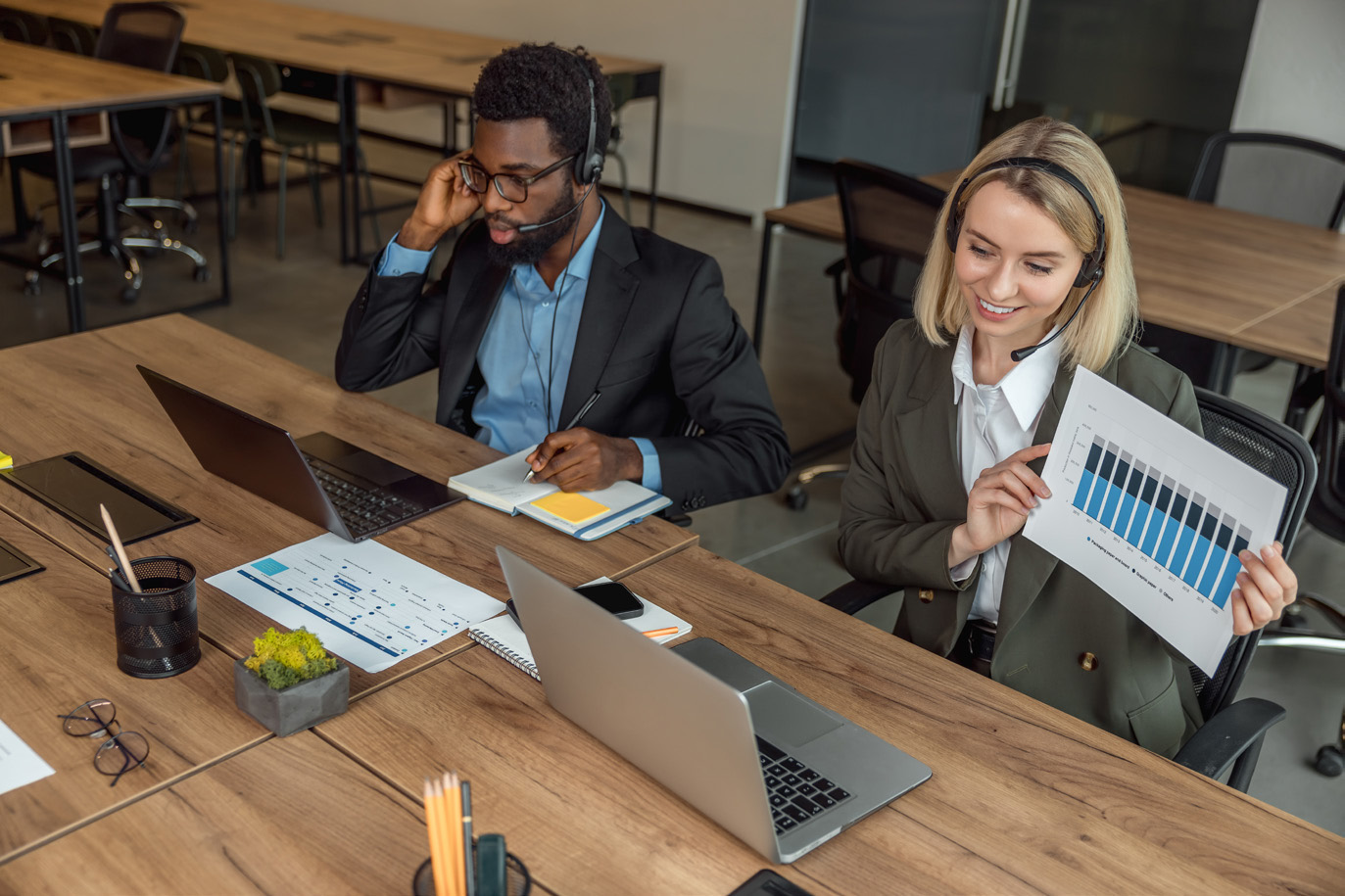 Team using Sage 200 Evolution